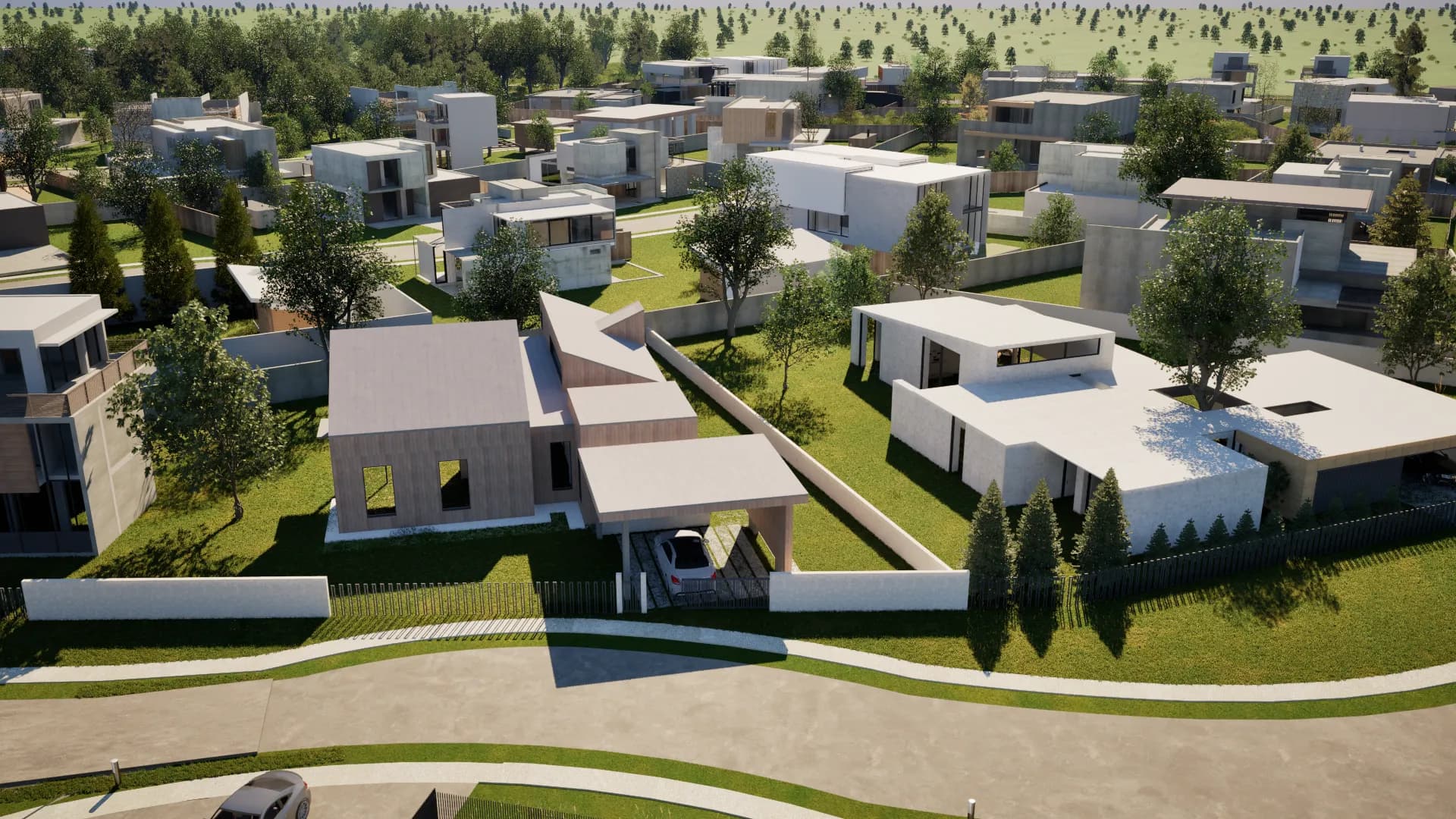 Современная архитектура домов